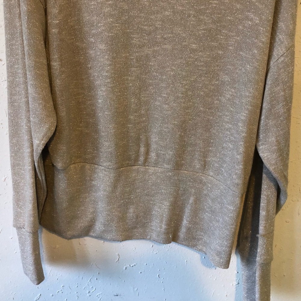 NWOT Another Reason Glitter Shimmer Sweatshirt Top - Picture 3 of 8